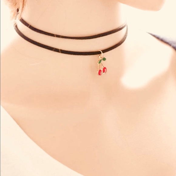 Jewelry - CHERRY 🍒 EAR RINGS & CHOKER 🍒